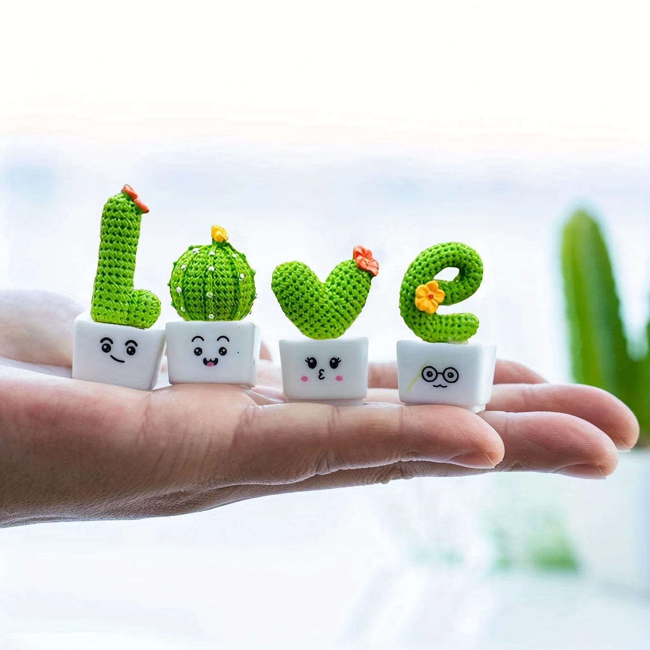 Cactus Love Mini Figurines Set