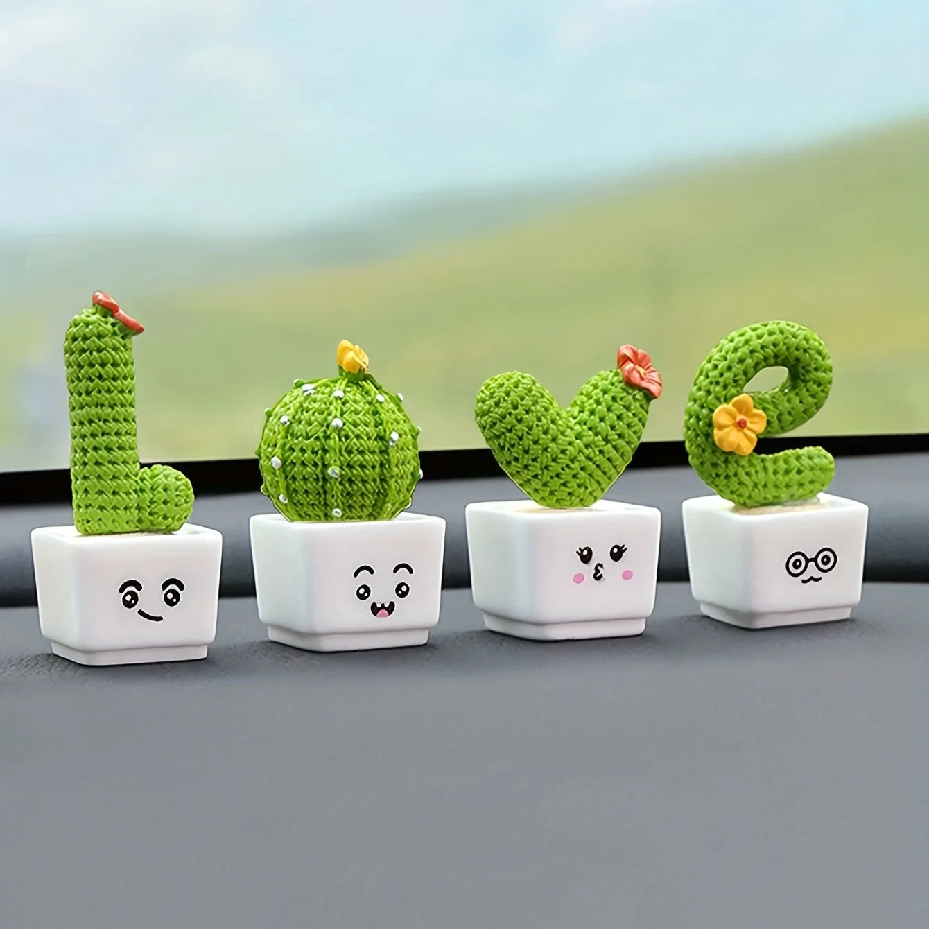 Cactus Love Mini Figurines Set